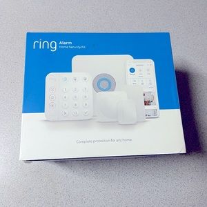 Ring alarm home security kit with ring yard sign